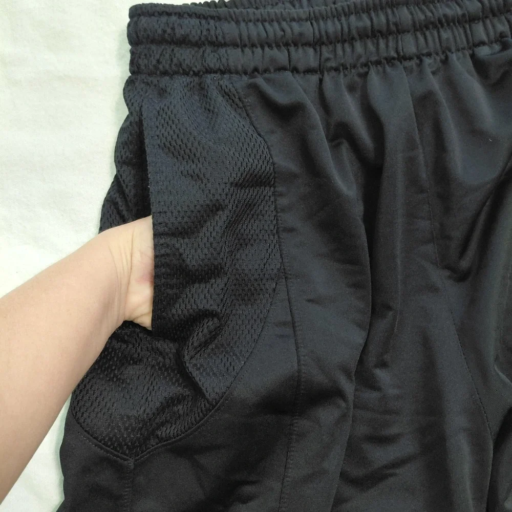 Air Jordan Shorts Jumpman Basketball Mens Size Medium Black Drawstring
